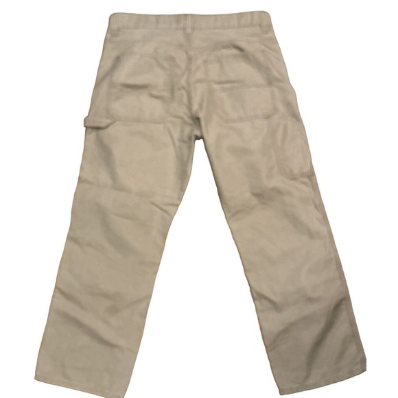 Blue Mountain Straight Leg Tan Carpenter Pants Mens Size 34x30 - Picture 2 of 6